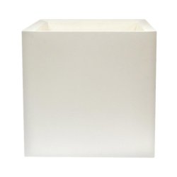 WellHome - Pot de fleurs modèle Cube Dan-i 57L blanc - blanc WH13533