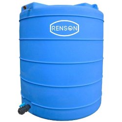 Cuve verticale bleue stockage eau 10 000 litres pré-équipée - RENSON - 817678