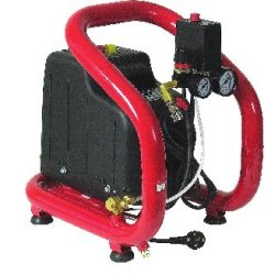Compresseur 3L sans huile - Portable - 1.5 CV - 230V - 8 bars - 43x30x45 cm