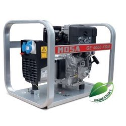 Ge 4000 KDM Groupe électrogène portatif - Mosa - moteur diesel Kohler - 50 Hz - 3.7 kVA (3.3 kW)