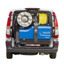 Cityjet - Hydrocureuse sur cadre avec moteur Kubota essence WG1605 42.5Kw et enrouleur pivotant 180°