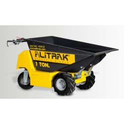 DT-1000 brouette à moteur - Alitrak - 1000 kg - structure robuste en acier et moteur électrique 24V/3000 watt