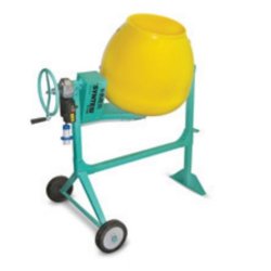 Bétonnière non tractable Syntesi - idéale pour différents travaux - capacité de malaxage : 100 L - S 140 HDPE
