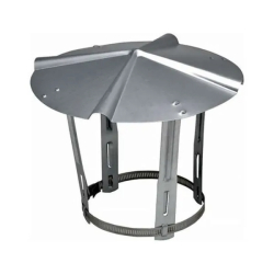 Chapeau de Couverture Ø 200 mm Tubage flexible Inox - pour Fioul/Gaz intérieur - SOVELOR-DANTHERM - AC156