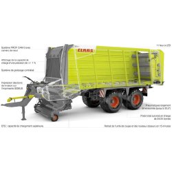 Remorques autochargeuses combinées cargos - Volume de chargement jusqu'à 50 m³ - Suspension hydropneumatique - ISOBUS