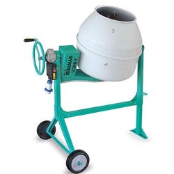 Bétonnière électrique monophasé 138 litres S 140 avec cuve en acier - IMER - 01015600