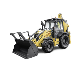 Chargeuse-pelleteuse New Holland - Polyvalence avec godet 4 en 1 et options d'excavation avancées