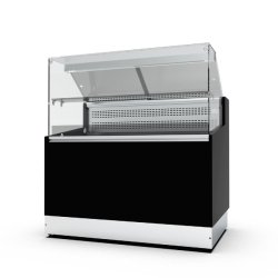 Frilixa Vitrine réfrigérée SLIM 1.5m noire V101017211 - noir inox V101017211