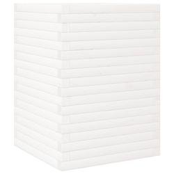 Helloshop26 - Jardinière bac lit surélevé plantes fleurs terrasse jardin 50 x 50 x 68,5 cm bois de pin massif blanc 02_0037670 - blanc Bois massif