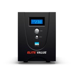 Onduleur Line-Interactif Elite Value 2200E-GP Nitram - 2200 VA / 1320 W - 6 prises ondulées et écran LCD