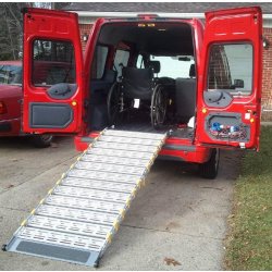 Rampe d'accès enroulable 122x76 - ROLL a RAMP - capacité 450kg - hauteur de franchissement jusqu'à 25cm