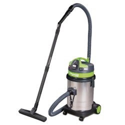 Aspirateur à sec avec filtre semi-automatique - poussières et solides - cuve en acier inoxydable 33 L - 1 moteur 1 kW 230 V Cleancraft DRYCAT 133 IRSC