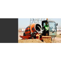 Auto-bétonnières de chantier ausa x 1100 rh