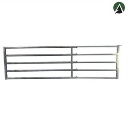 Bs34p - Barrière agricole extensible 3 à 4 mètres - 5 lisses, galvanisée à chaud, fabrication française