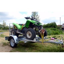 Remorque pour 1 ou 2 quads - Trelgo Duo Quad - acier galvanisé, démontable et modulable