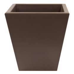 WellHome - Pot de fleurs « Collection Orion » 48L coloris taupe 50x50cm - marron plastique WH13498