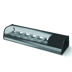 Vitrinette réfrigérée Snack avec couvercle incurvé en verre 6*GN  Fagor Professional