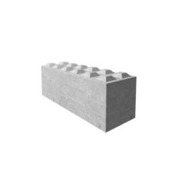 Bloc béton empilable - format Lego 180.60.60 - 1,6 tonnes - béton NF - robustesse et modularité