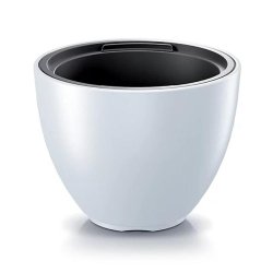 Prosperplast - Pot HEOS 25 L avec réservoir - 39,5x39,5x30,2 cm, coloris Blanc - blanc plastique polypropylène ZA3004