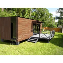 Studio de jardin - maison de jardin en ossature bois Versailles 20 m² - finition de qualité et performance thermique