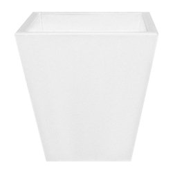 WellHome - Pot de fleurs « Collection Orion » 26L coloris blanc 40x40cm - blanc plastique WH13489