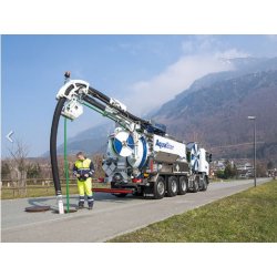 Aquastar - Hydrocureur Kaiser - Débit 320 à 500 l/min - Volume d'eau supérieur et système de commande KAISERtronic