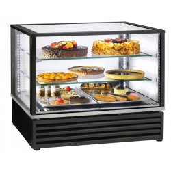 Vitrine réfrigérée ventilée CD 800 - Panoramique - Froid ventilé - Capacité 2 x GN1/1