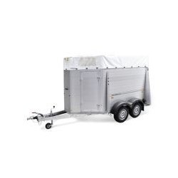 7929 - Remorque bétaillère aluminium HUMBAUR - PTAC 2000 kg - Carry remorques