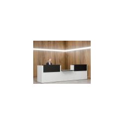 Bureau d'accueil AMBIANCE-5 avec PMR central - Normatic