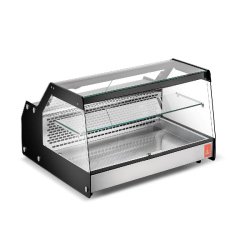 Gasfrit – Vitrine Réfrigérée d'Exposition pour Poisson avec Vitre Droite, 1070 × 874 × 419 mm - inox GFF403