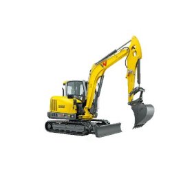 Pelle sur chenille ET65 - performance compacte et maniabilité exceptionnelle avec flèche articulée et moteur puissant