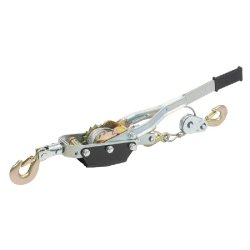 Palan-tendeur de traction usage intensif 3 500 kg - Silverline 360375 - câble acier 3 m avec crochets forgés