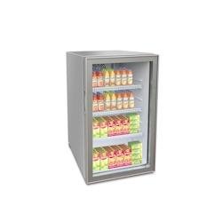 Iarp Vitrine de comptoir COUNTER 98 GLASS SILVER, 480 x 500 x 845 mm, statique, gris, présentation de boissons et produits frais - 8027803003658