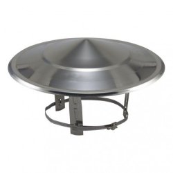 513001 - Chapeau de cheminée inox 304 - Tolérie du Sud Ouest - Ø 83