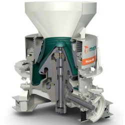Concasseur à cône - série Metso MX - bol rotatif et piston - technologie multi-action