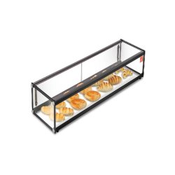 Gasfrit - Vitrine neutre de comptoir à 1 niveau, 1200 × 330 × 215 mm - Verre en cristal GFCH2