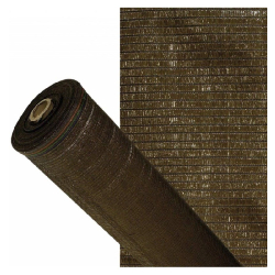 EDM - Rouleau de grillage de dissimulation couleur marron 90Gr 1X10M Edm - 8425998758115