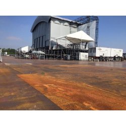 Location de plaques de roulage  pour chemins d'accès et plateformes temporaires - ACIER
