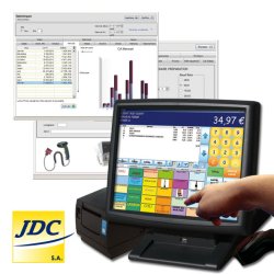 Caisse enregistreuse tactile Casio avec afficheur client - idéale pour les commerces de détail