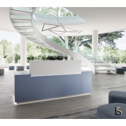 Comptoir d'accueil lumineux Z1 - Officity - 240, Non