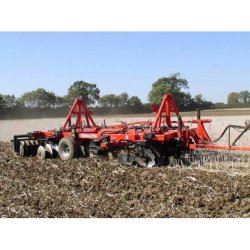 Déchaumeur à disque Tinemaster 44-66x6-23 - Quivogne - Largeur de travail 3,60m à 7m - 7 dents - 12 paliers