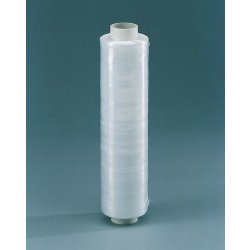 Film étirable transparent - rouleau de 600 m x 430 mm - pré-étiré 8 µm - Ø du cœur 50 mm