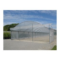 9.60 m optimum avec cheneaux - serre tunnel - serres val de loire - longueur 10 m