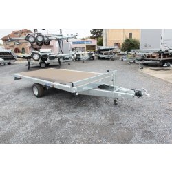 Remorque plateau basculant pour 2 quads - transport d'engins et véhicules - Lider 33630