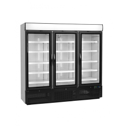 Vitrine réfrigérée murale 3 portes JULIA - 2m06x0.70mx1m99 - froid positif ventilé - 4 niveaux + base - ETEF NC7500