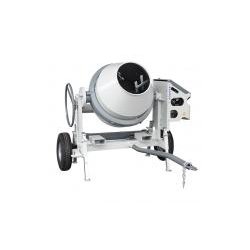 Bétonnière thermique ST350 - 340 L - Cuve robuste avec malaxage optimal et moteur Honda GX120 ou Robin