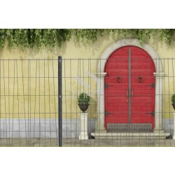 Clôture grillagée Exotic - MRT - hauteur 925 à 1525 mm - fil galvanisé plastifié Ø 5,00 mm