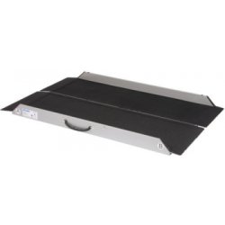 Rampe d'accès simple pliable en aluminium - MX-SF-040 - Longueur jusqu'à 150 cm - Charge max. 300 kg