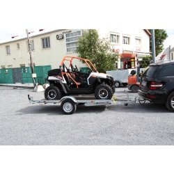 Remorque plateau pour le transport d'un ssv - lider 32370