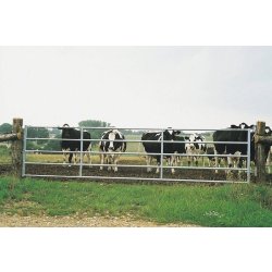 Barrière d'herbage 3,5 m - 4,5 m - Verrou anti-retour - Cosnet - Référence 1121322+31